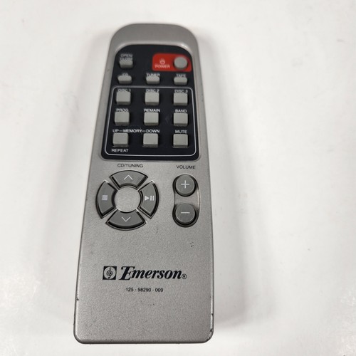 Control remoto Emerson 125-98290-009 genuino OEM probado/limpiado - Imagen 1 de 5