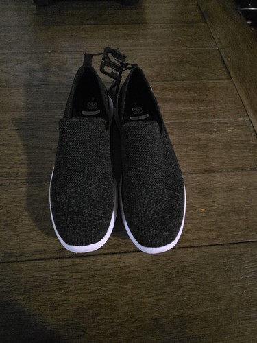Nuevas Zapatillas Sin Cordones Cómodas Bajo Vamp Mujer Negras Espuma con Memoria Talla 9 - Imagen 17 de 18