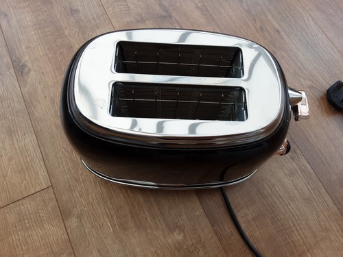 Tower Bottega 2 Slice Toaster Black/Rose Gold - Picture 3 of 3