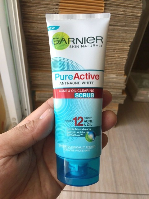 garnier pure active blackhead scrub