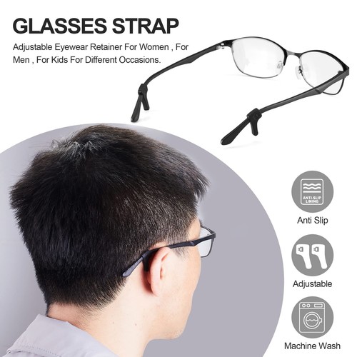 Anti-slip Ear Hooks Holder Eyeglasses Retainers Silicone Glasses Temple Holde... - Picture 5 of 7