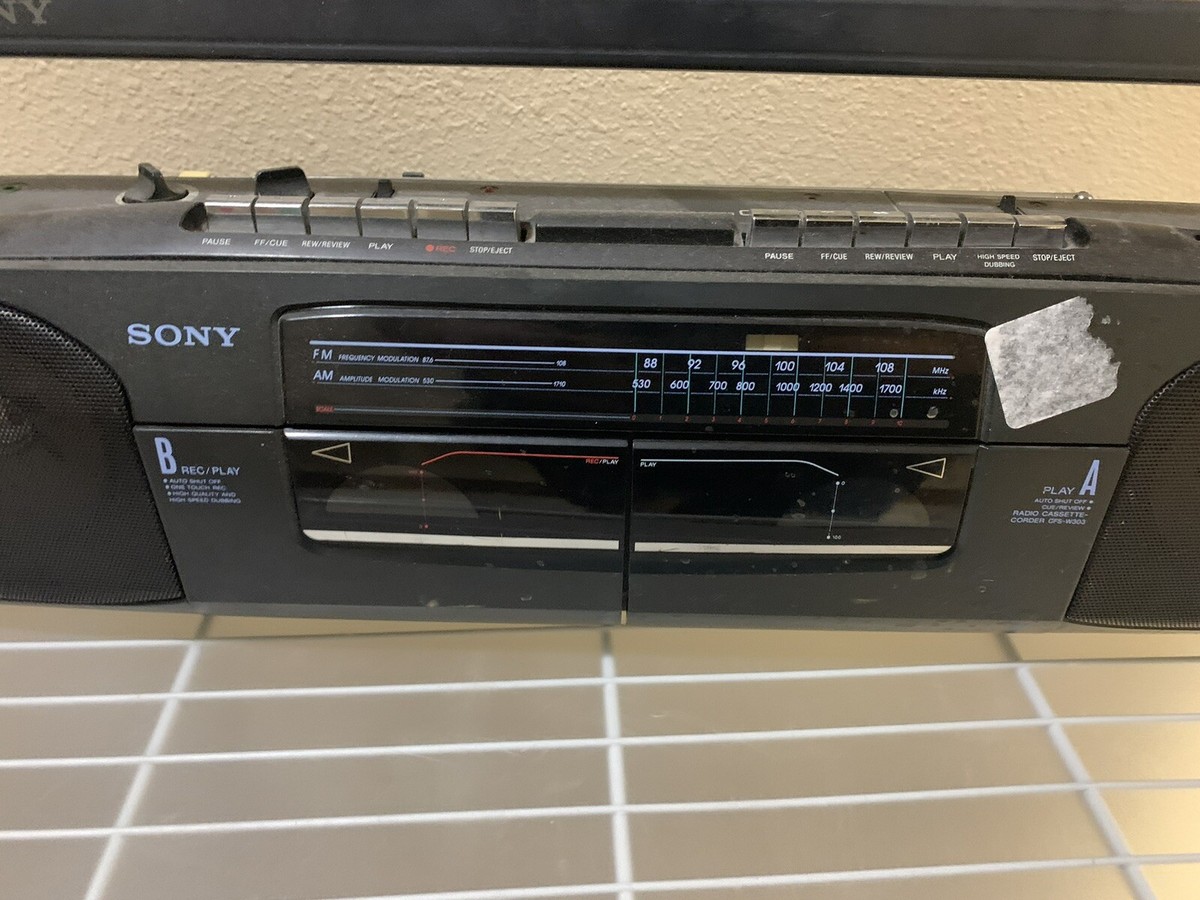Sony CFS-W338 CD/Radio/Cassette Boombox for sale online | eBay