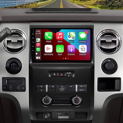 For Ford F-150 2009-2014 Car Stereo Radio CarPlay Android 12.0 GPS Navi Wifi RDS