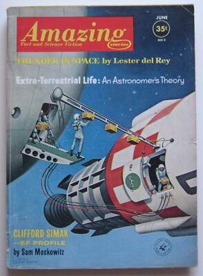 AMAZING SCIENCE FICTION June 1962 - Passport to Eternity by J.G. Ballard