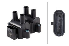 HELLA Zündspule, 4 polig für RENAULT/DACIA/NISSAN 5DA 193 175-391