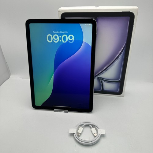 Apple iPad Air M2 Chip 11" WiFi 128GB Space Grey AW 02/2026 EXCELLENT CONDITION - Picture 8 of 12