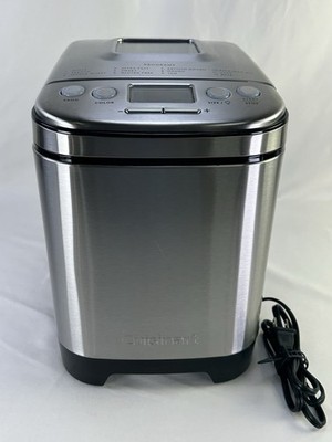 Cuisinart CBK-110 Compact Automatic Bread Maker Stainless steel - Tested & Works