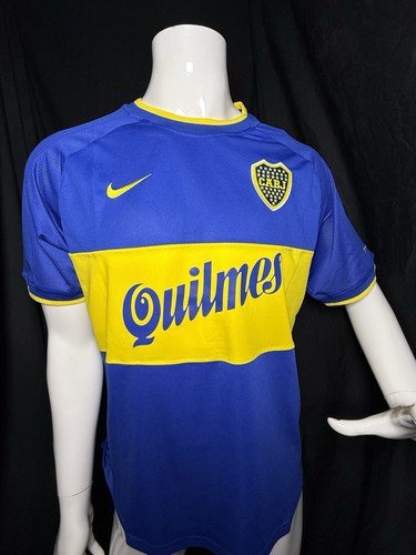 BOCA Jr. HOME 2000 - Vintage Jersey - Blue - RIQUELME 10 - LARGE