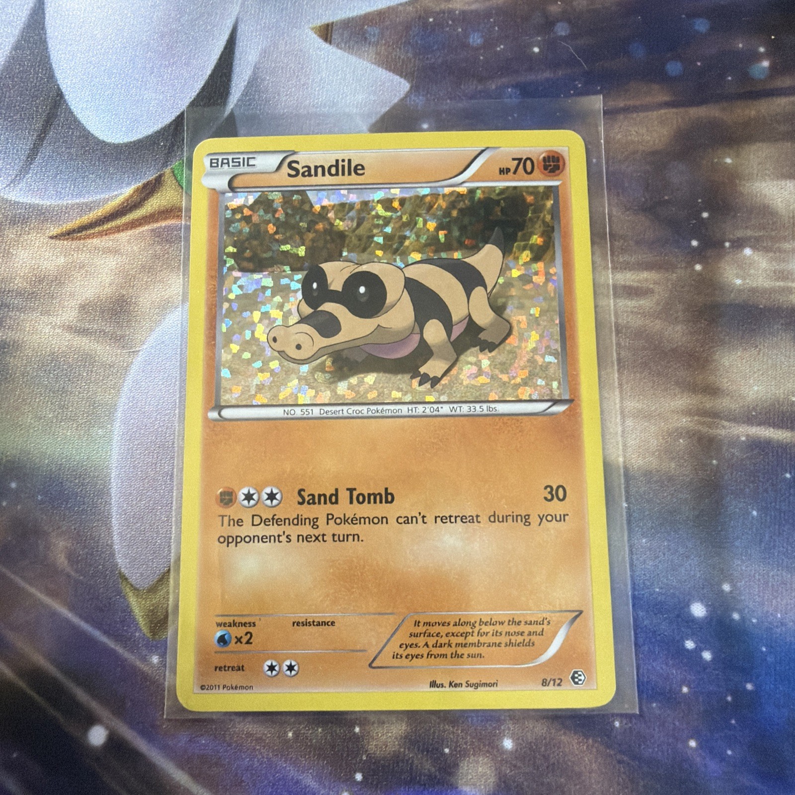 Pokemon 2011 Sandile TCG Promo Card 8/12 McDonald's LP