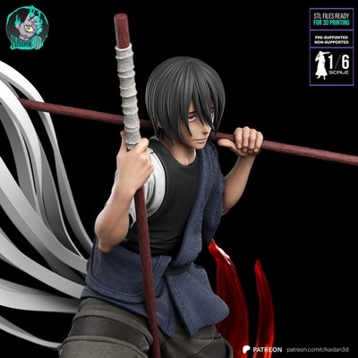 Benimaru Shinmon - Fire Force 3D Resin Printed Fan Art Figur 1:8 Model Kit