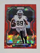 2020 Prizm Bryan Edwards Red Cracked Ice Rookie SP No. 373 Atlanta Falcons