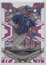 2019 Topps High Tek Pink 30/75 Whit Merrifield #27 2x6