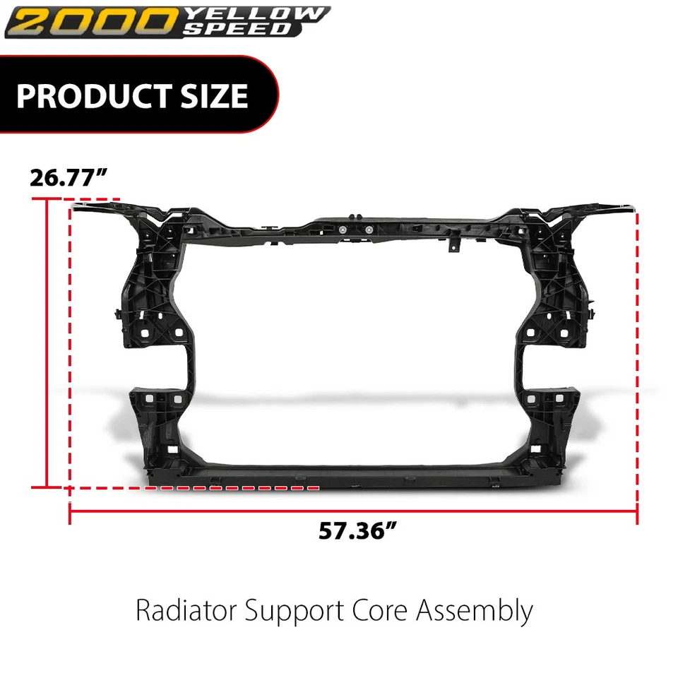 NEW Radiator Support Core Assembly Fit For 2021-2022 Audi Q5 2.0L 80A805594B - Image 3 of 4