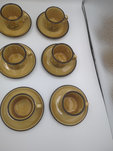 Rare 9 Vintage Italy Made Cofee Cups Set by Cipa, Espresso cup - Picture 7 of 11