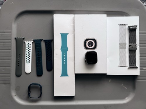 Apple Watch Ultra With Titanium Milanese loop
