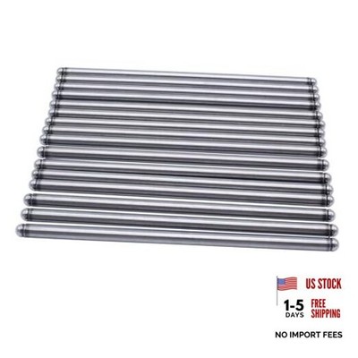 16 PCS/SET Hardened Steel Pushrods Valve Push Rods 5/16'' STD 7.800'' Length