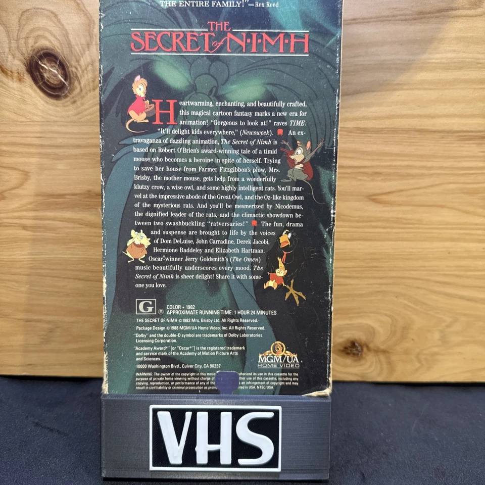 The Secret Of Nimh VHS 1982 * Buy 2 Get 1 Free - Bundle Shipping Discount - Image 2 of 2