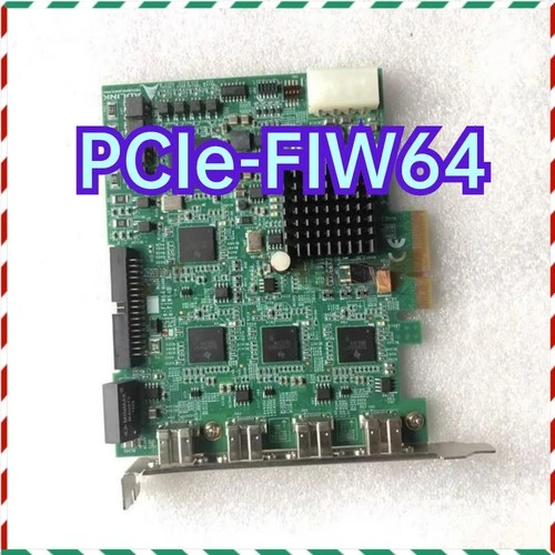 PCIe-FIW64 Used 1PCS ADLINK 4/2 channel IEEE1394B image acquisition card ###