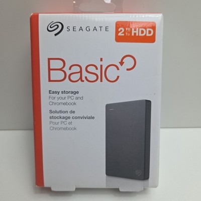 OPEN BOX - SEAGATE BASIC 2TB Portable External HDD USB 3.0 - STJL2000400