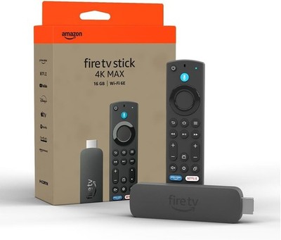 Amazon Fire TV Stick 4K Max Streaming | Wi-Fi 6E, Alexa, Ambient-TV | Neu OVP