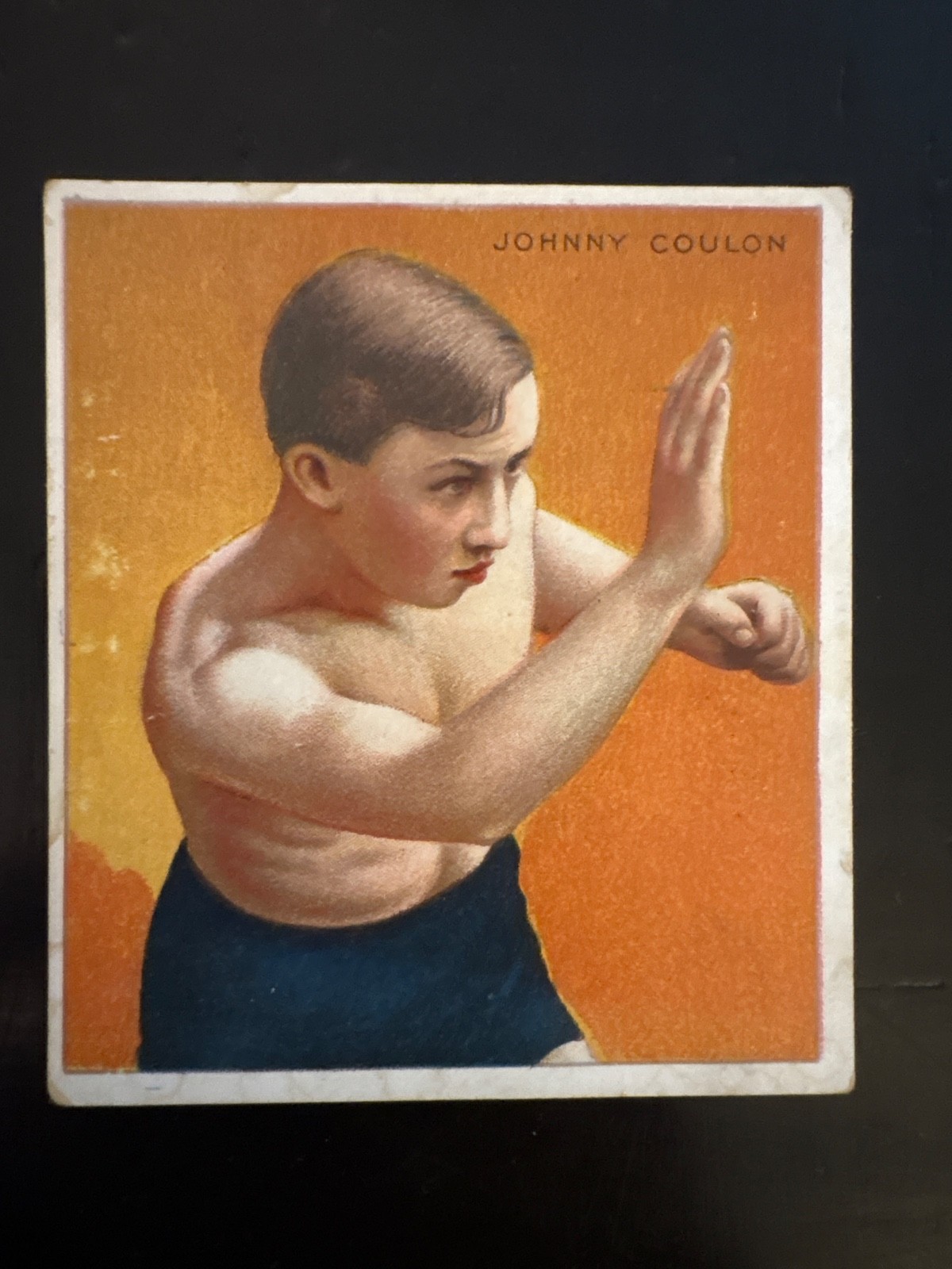Johnny Coulon 1910 T218 ATC Champions Mecca Trading Card Boxing HOF Champion