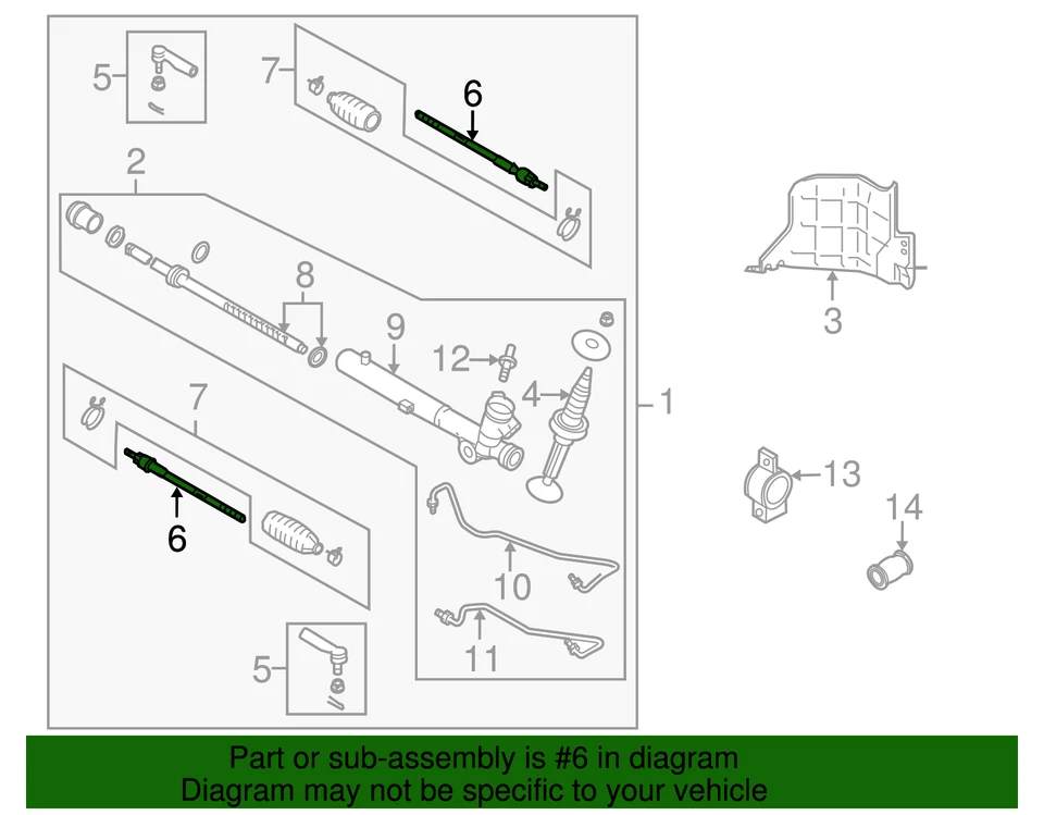 Barra de amarre interior genuina Nissan 48521-CB027 Foto 2 de 2