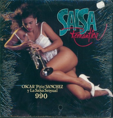 OSCAR PITIN SANCHEZ Y LA SALSA SENSUAL - SALSA ROMANTICA - LP MP USA - 1991