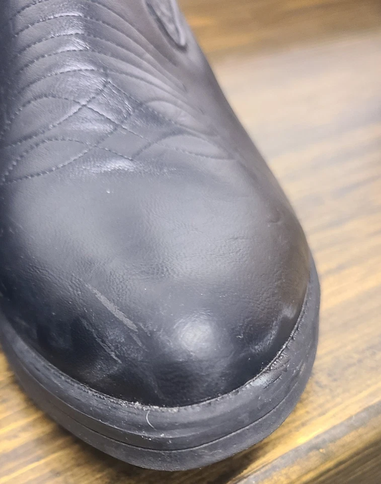 Botines de cuero vegano para mujer Charles Albert negros talla 6 Foto 4 de 4