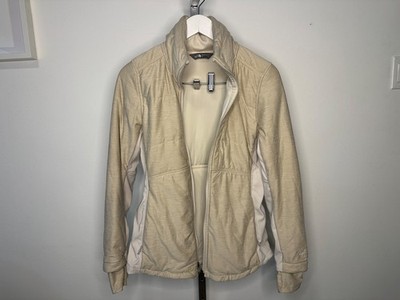 North Face Women's Small Sweater Beige Zip Hoodie