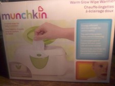 Munchkin Warm Glow Wipe Warmer, White New