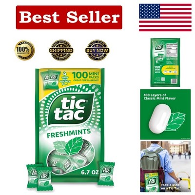 Share-Size Freshmints Bulk   100 Mini Packs with 4 Gluten-Free Mints Each