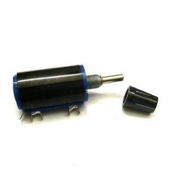 10Pcs WXD3-13-2W Rotary Multiturn Wirewound 4.7K Ohm With Knobs Potentiometer zr