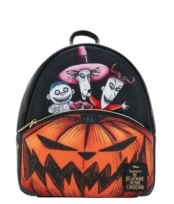 Loungefly Disney Nightmare Before Christmas Oogie's Boys Pumpkin Mini Backpack