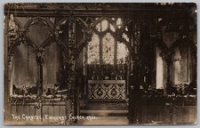 EWHURST Sussex Chancel of St James Church RP Postcard