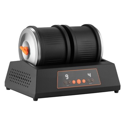 Direct-Drive Rock Polishing Kit: 8lb Capacity, 4 Speeds (75-120 RPM), Quiet 35dB