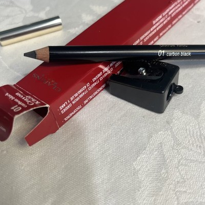 CLARINS CRAYON KHOL LONG-LASTING EYE PENCIL WITH  BRUSH  1.05G #01-CARBON BLACK