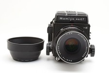 NEAR MINT w/ Hood Mamiya RB67 Pro S Medium Format Film Camera 127mm 3.8 Japan