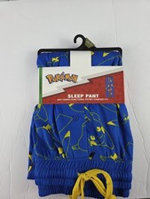 Pokemon Pikachu Blue Pajama Sleep Pants XL New in Package