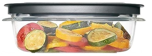 Rubbermaid Premier Premier Premier Flex & Dichtung Lebensmittelaufbewahrungsset für 3 Tassen, 3 Tritan Cont... - Bild 4 von 5