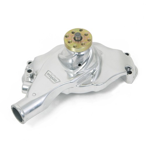 Weiand 9212P, One Polished Aluminum Bbc Action Plus W/P - Short - Polished Perfo - Picture 3 of 10