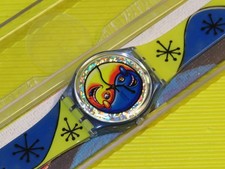 Swatch von 1996 - Artist Special - FIZ N ZIP - GN164 by KENNY SCHARF - NEU & OVP