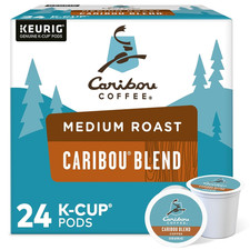 Caribou Coffee Keurig Single-Serve K-Cup Pods, Caribou Blend Medium Roast Coffee