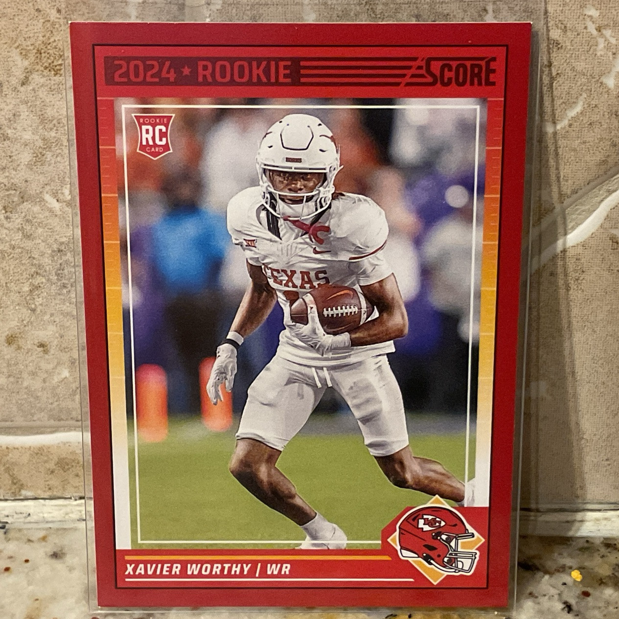 2024 Score - Rookies Red #324 Xavier Worthy (RC)