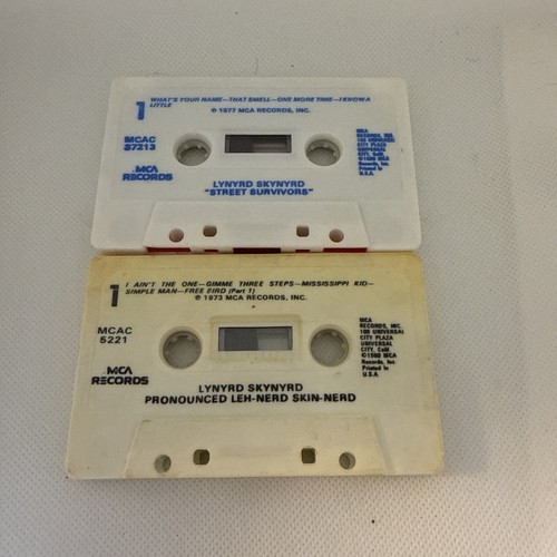 Lynyrd Skynyrd & Lynyrd Skynyrd Street Survivors Casettes - Picture 3 of 4