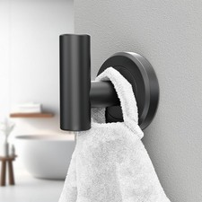 Gatco 4245MX Latitude II Single Robe Hook, Wall Mounted Bathroom Towel Matte Blk