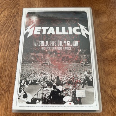 METALLICA Orgullo Pasion Y Gloria DVD Live Mexico City Spanish Portugese English