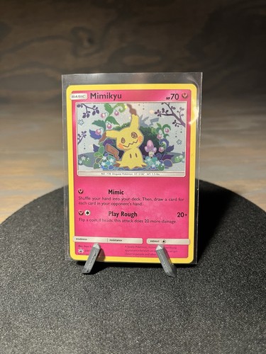 Pokémon TCG Mimikyu SM Black Star Promos SM163 Holo Promo Team Up