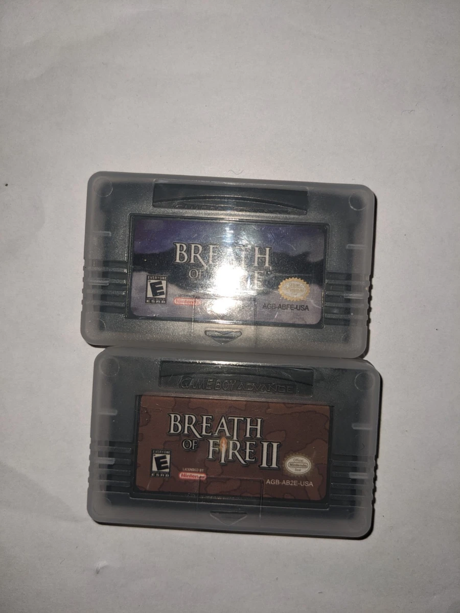 Breath Of Fire Sur GBA – Version Japonaise – Complet Avec Boîte Et Notice – Très Bon état