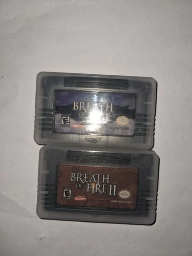 Breath of Fire I & II  1 & 2 One & Two Game Boy Gameboy Advance GBA Cartridge