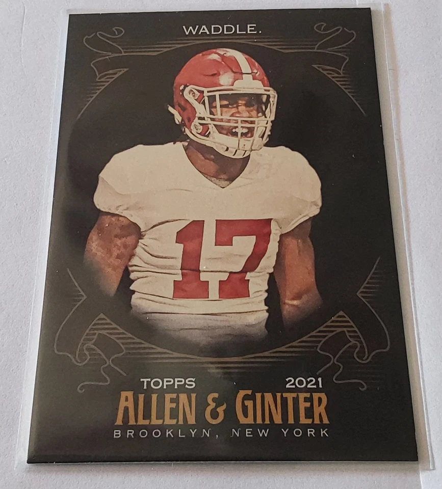 2021 Topps Allen & Ginter's X Jaylen Waddle Topps SKYBOX Panini WILD CARD.   - Image 4 of 4